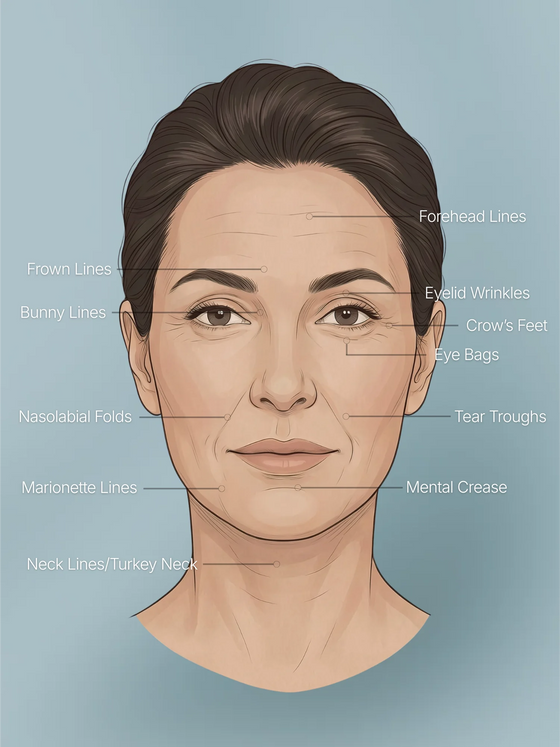 Skin concerns diagram